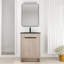 Meuble-lavabo autoportant de 24 po avec lavabo en céramique noire et 2 portes d'armoire à fermeture en douceur-1264153697-1264153702