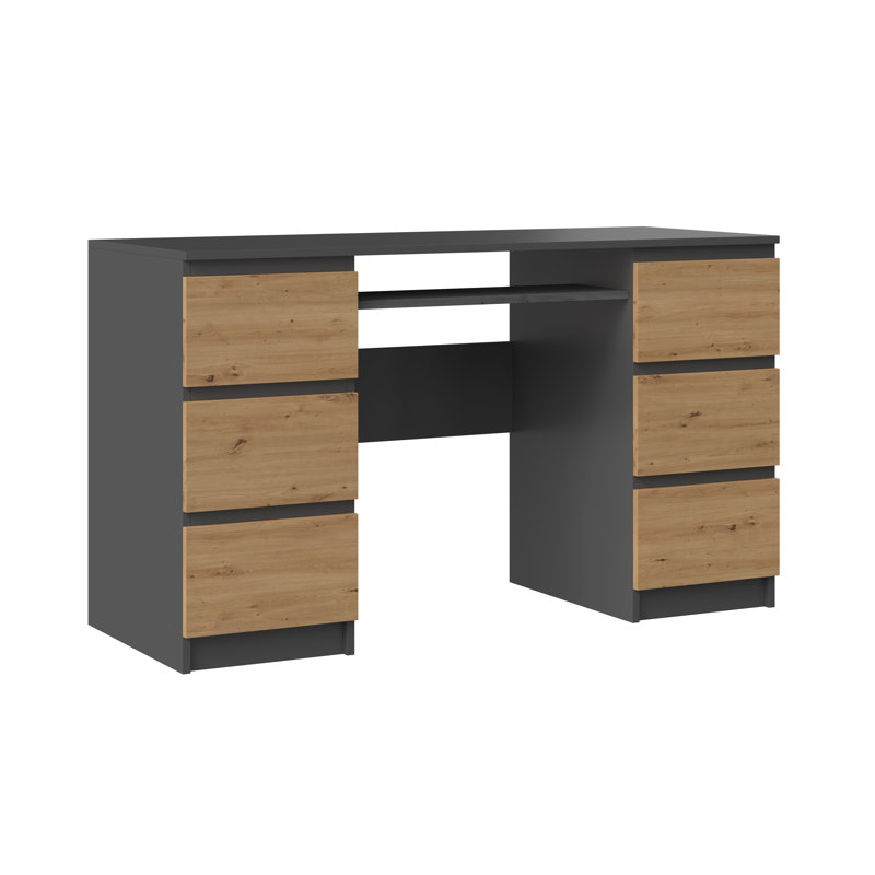 Laverton Computer Desk, Brown
