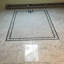 12 in. x 4 in. Basketweave Glazed Marble Tile