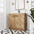 Kinslie 35.93'' Single Bathroom Vanity with Ceramic Top,2 Soft Close Doors and 1 Adjustable Shelf-97078078