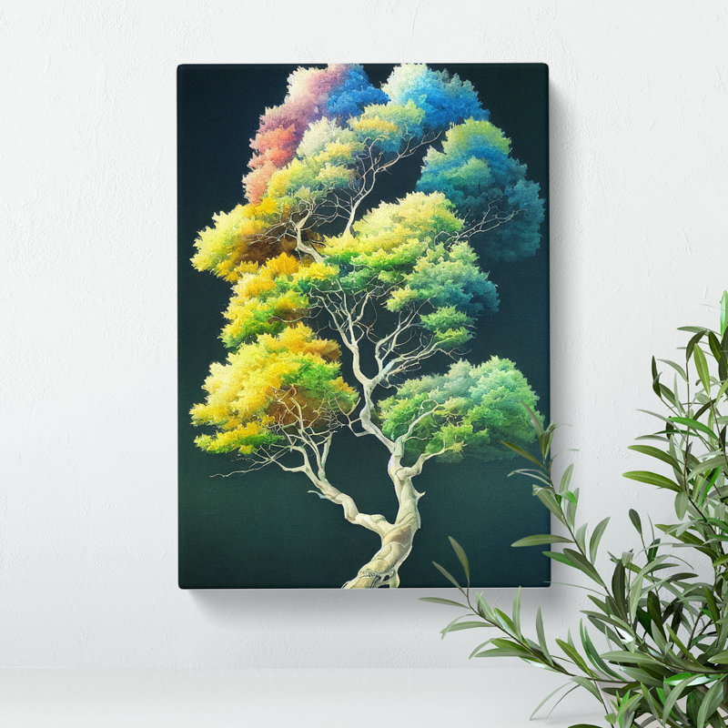 Awesome Tree No.3 - Wrapped Canvas, 50cm H x 35cm W x 3cm D