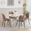 Round Metal Base Dining Table