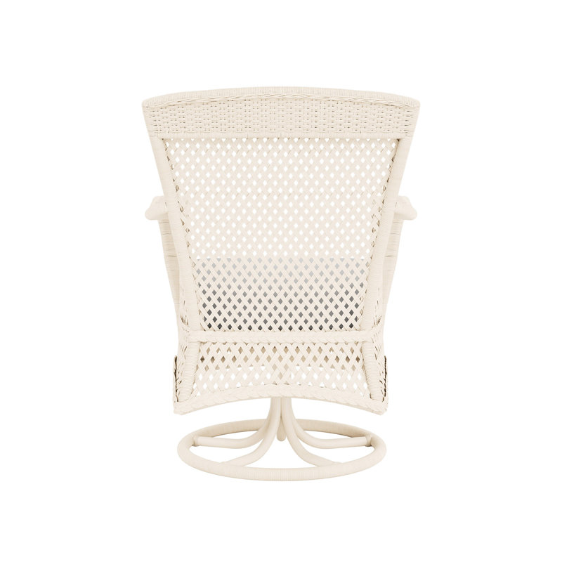 Grand Traverse Outdoor Dining Armchair, Caramel, Canvas Natural Sunbrella® Canvas