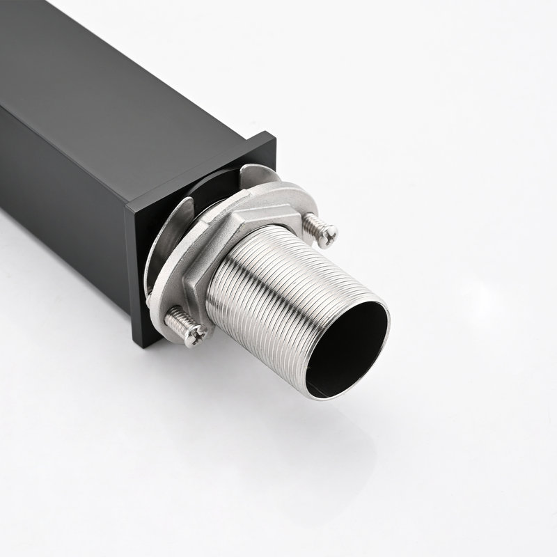 1 Hole Bathroom Sink Faucet, Stainless Steel, Matte Black, With And Drain Assembly For Renovation Project 3, Matte Black