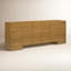 Gia 6 Drawer Dresser Brown