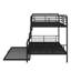 Full XL Over Queen Metal Bunk Bed With Trundle-167651781