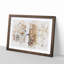 Birch Trees in Autumn Watercolour - Picture Frame Graphic Art Print-56875229-56875230