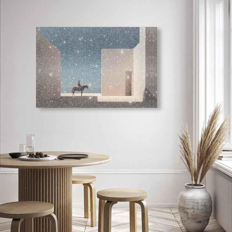 Lone Equestrian I Print by Oliver Gal, 10"H x 15"W, Gallery Wrapped