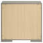 Table de chevet 2 tiroirs Pierce Grey-5480105