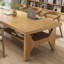 Bureau rectangulaire en bois massif Burlywood-484622792