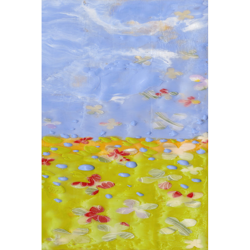 Raining Blossoms II by Alicia Ludwig - Wrapped Canvas Painting, 46cm H x 30cm W