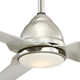 54" Java 3-Blade Outdoor LED Propeller Ceiling Fan with Remote Control and Light Kit Included