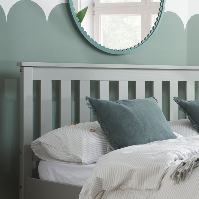 Alam Bed Frame, Small Double (4'), Grey