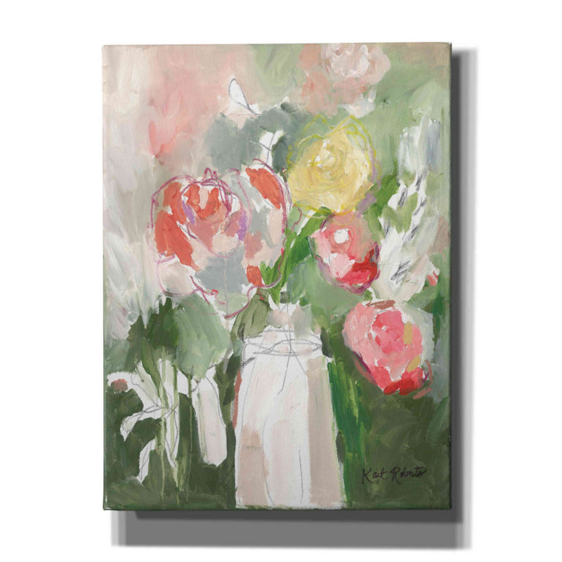 «Epic Graffiti» «Flowers For Diane» par Kait Roberts, impression de fleurs pour Diane sur toile par Kait Roberts