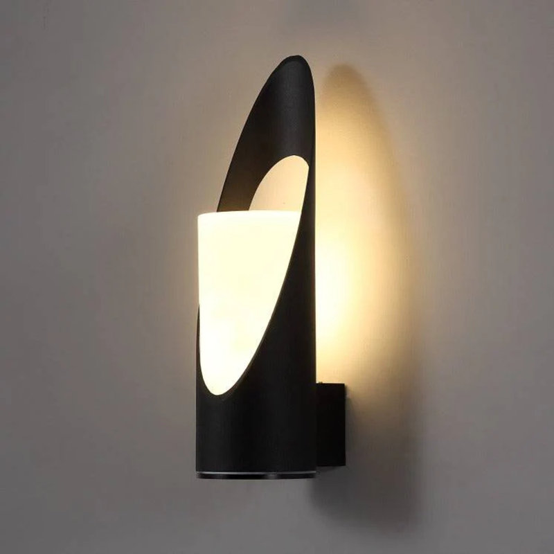UltraBeam 5 Watt LED Black Exterior Wall Light - IP65 rated - 3000k Warm White - 360mm Tall
