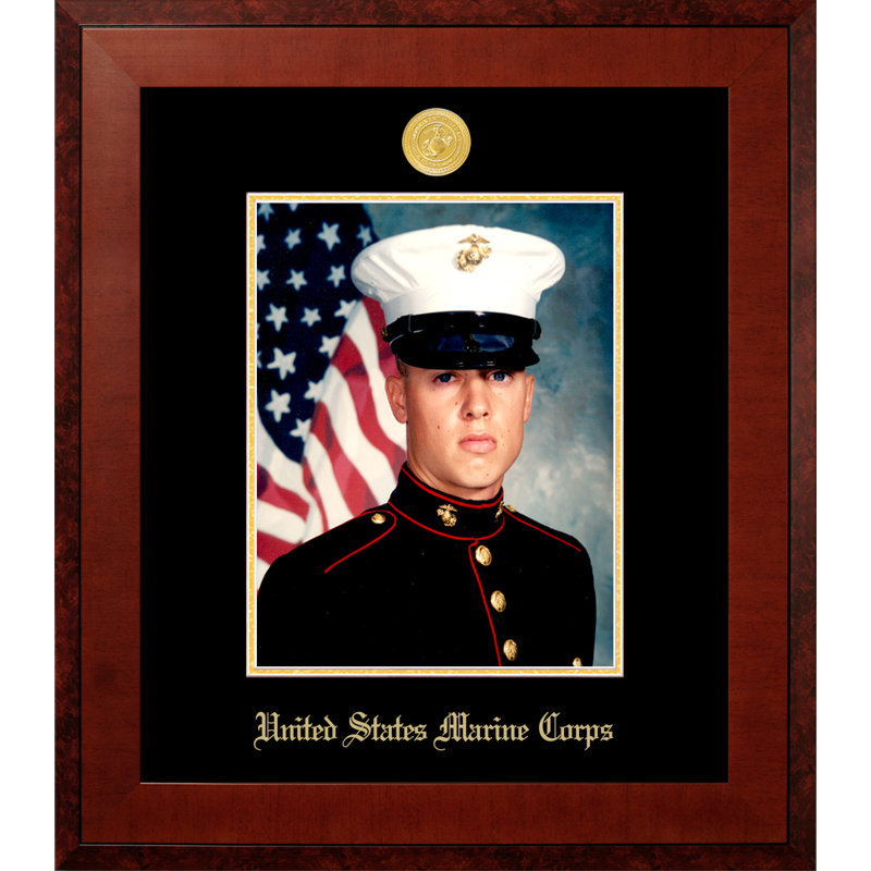 Marine Portrait Honors Picture Frame