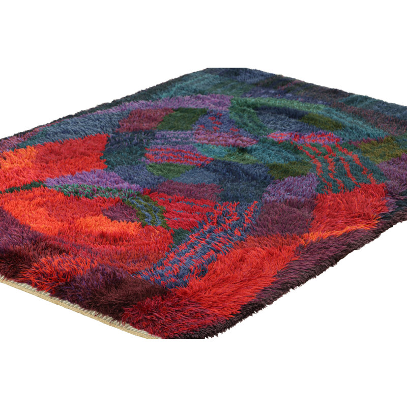 One-of-a-Kind 4’3x5’11 Hand Knotted Area Rug