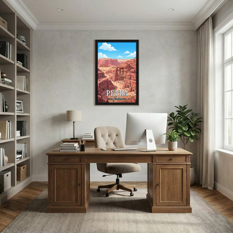 Scénario et paysages urbains Petra Jordan, H 18 po x l 12 po