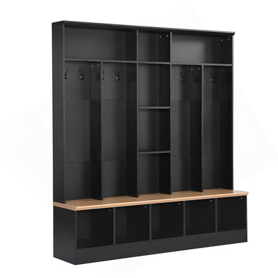 Yomaly Hall Tree with Bench and Shoe Storage by Gracie Oaks