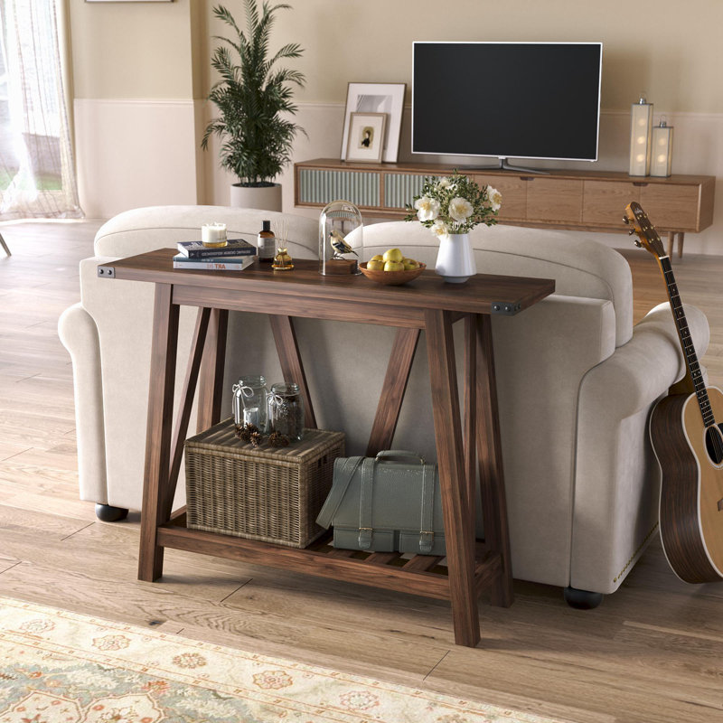 Natira 41.3'' Console Table, Brown