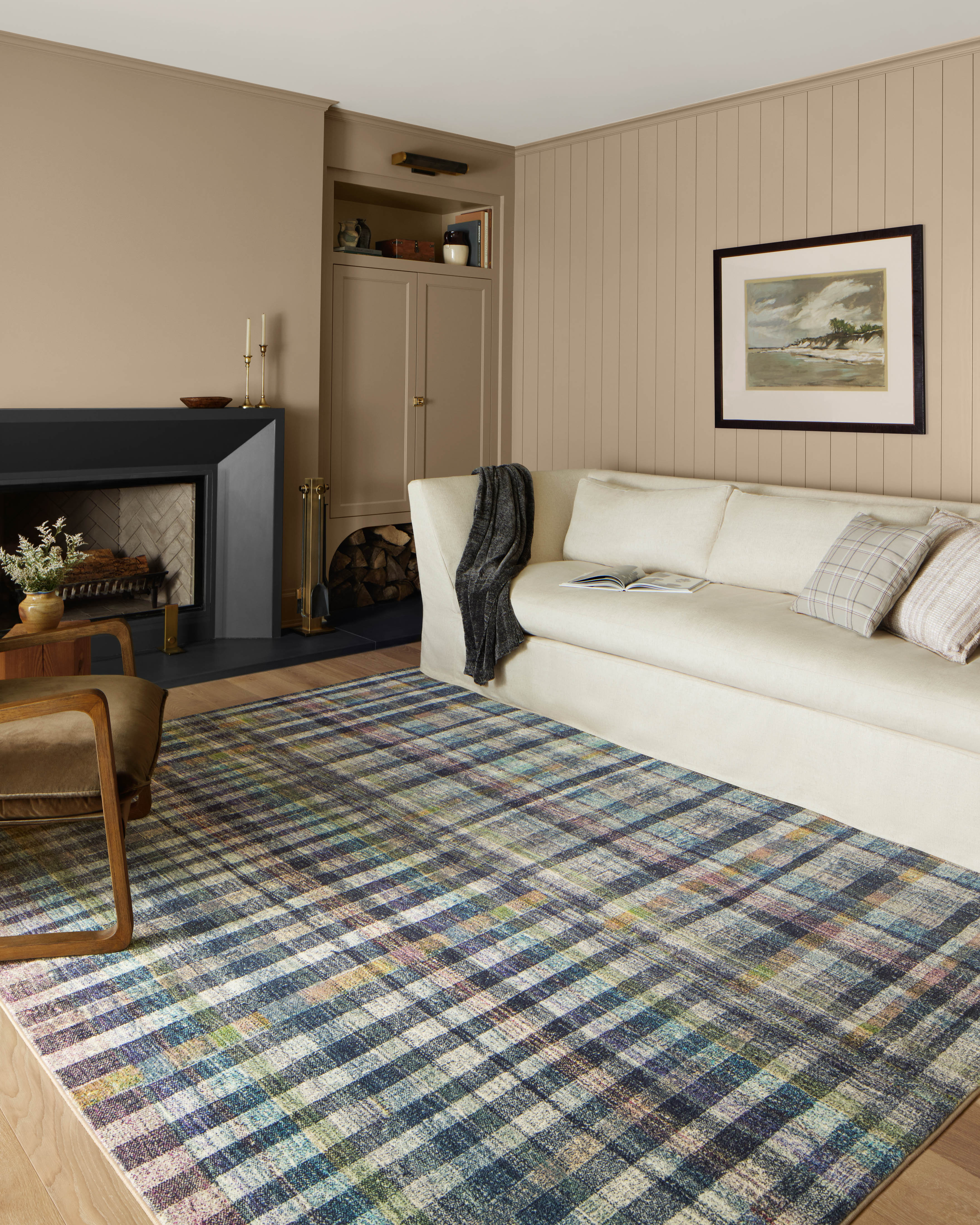 Chris Loves Julia x Loloi Humphrey Collection HUM04 Blue/Yellow/Pink