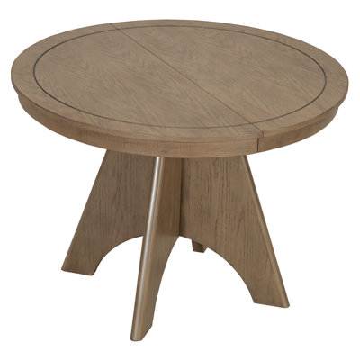 TREXM Vintage Extendable Dining Table For 4-6, 42 To 58-Inch Rustic Farmhouse Kitchen Table With Distressed Finish And Sturdy Crossed Legs (Espresso)