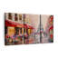 «Rainy Paris», reproduction d'art sur toile-248006866