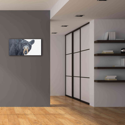 Ours noir par Diane Fifer - peinture sur toile tendue