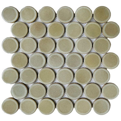 Mosaïque ronde en porcelaine 2 pouces