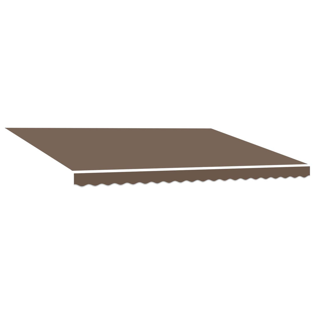 VidaXL Polyester Cover Retractable Fabric Replacement