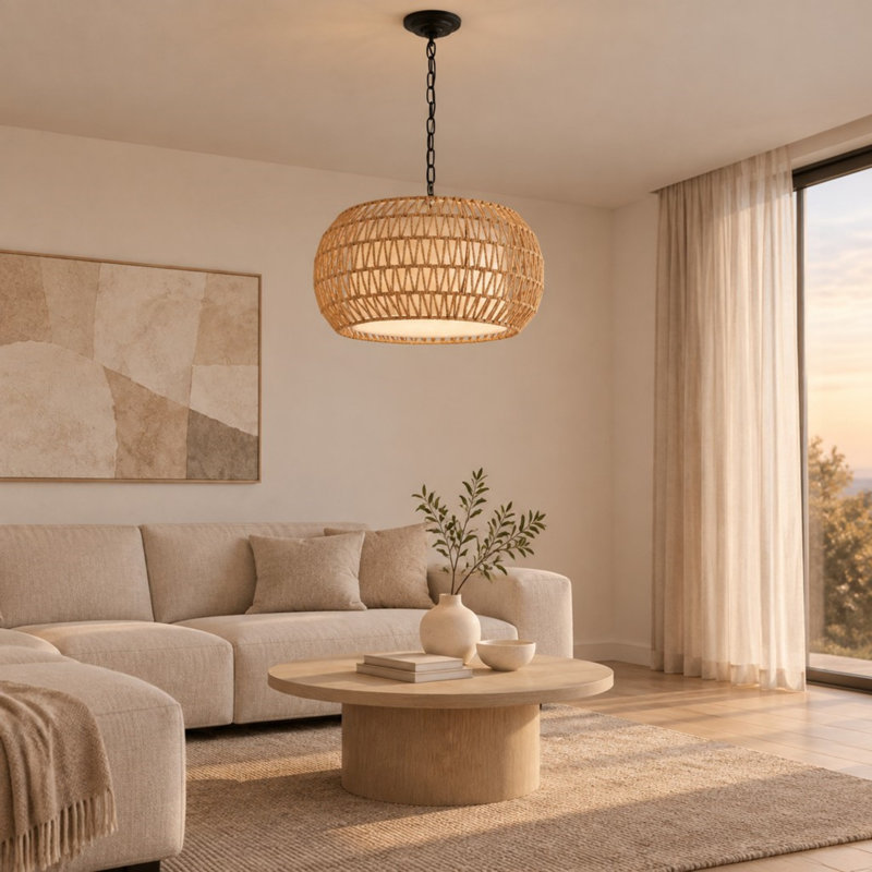 18" Farmhouse Pendant Light