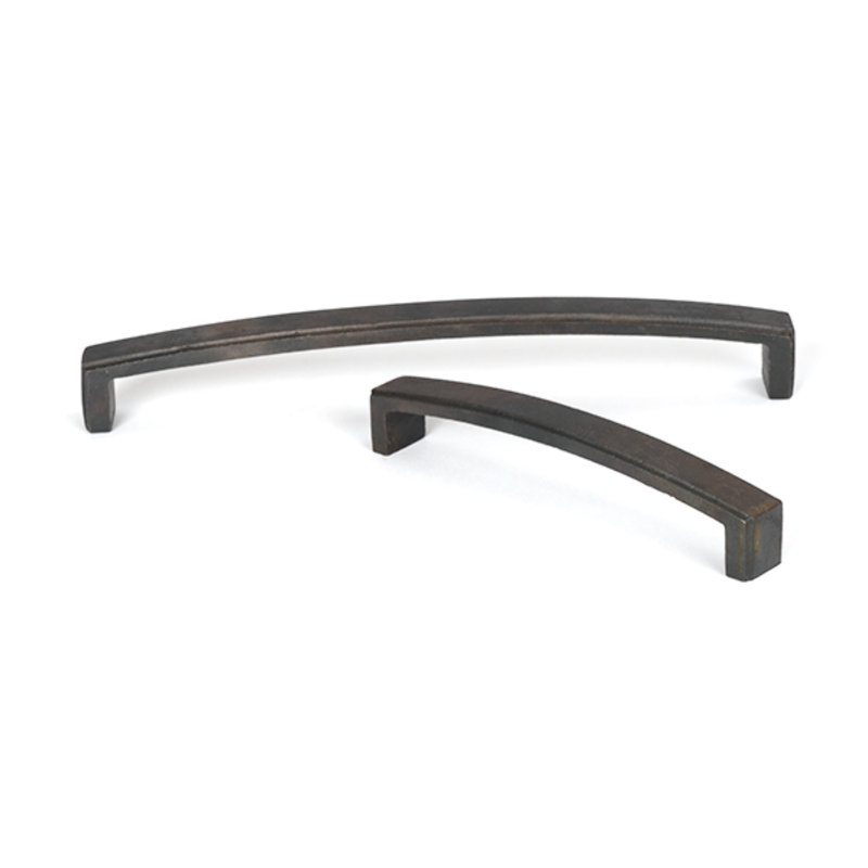 Beeswax Bar Handle, Matt Black, 12.8 cm