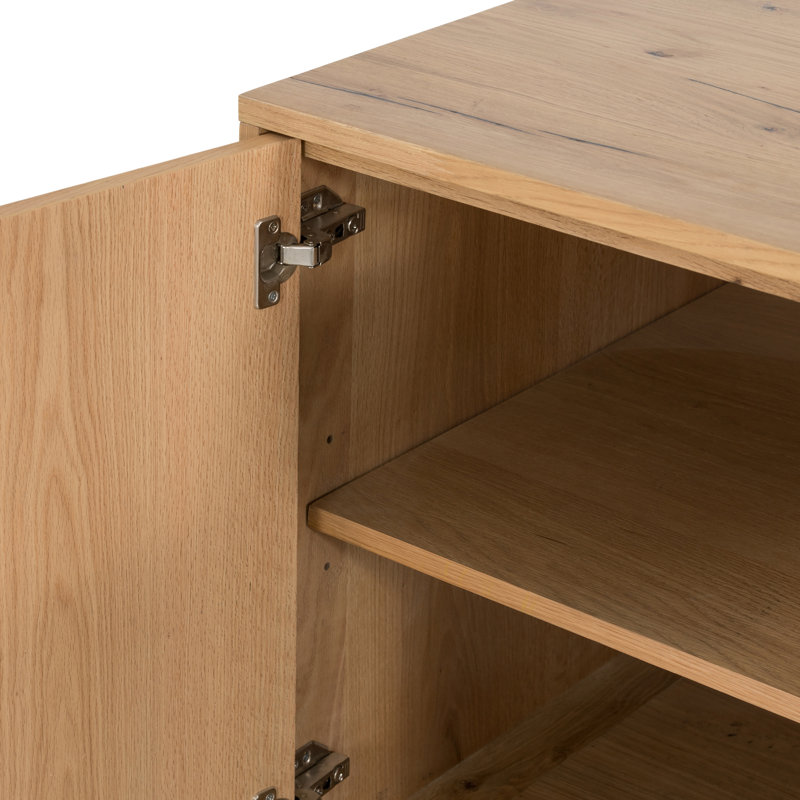 Eaton Executive Desk, Amber Resin Oak