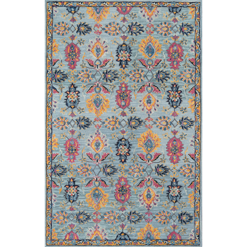 Lancaster Hand Tufted Wool Oriental Indoor Rug, Rectangle 5' x 8'
