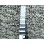 Tapis gris en laine New Age de conception unique 12 pi 2 po x 15 pi 4 po Chatoyer