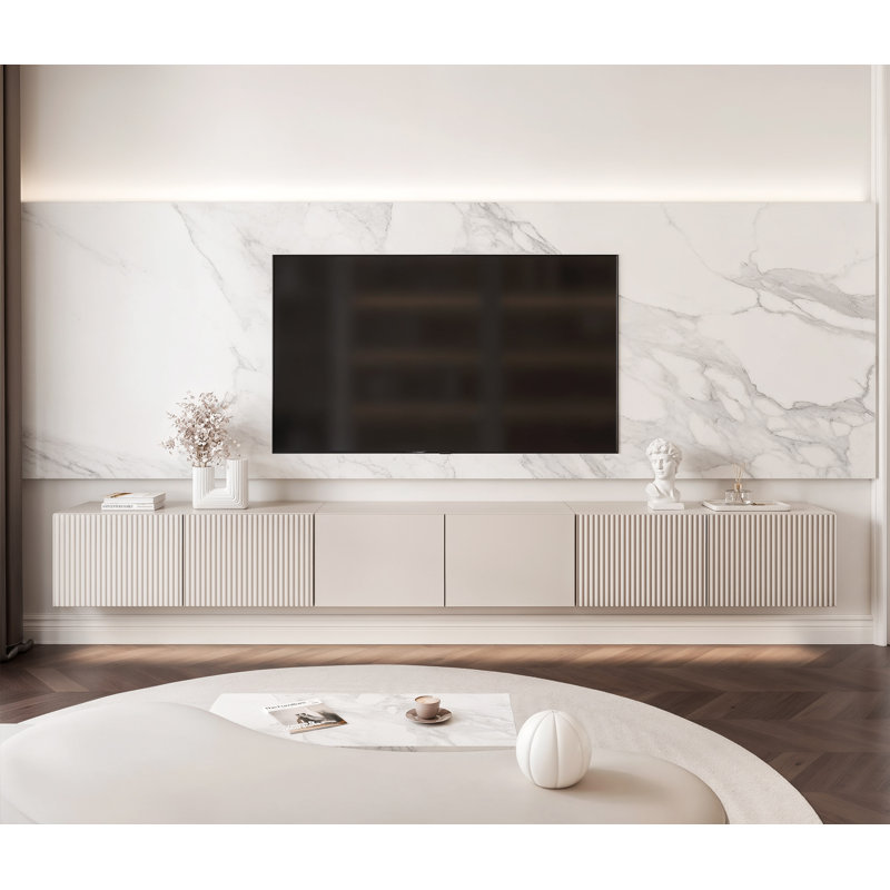 Unfinished TV Stand for TVs up to 88", Kaschmere