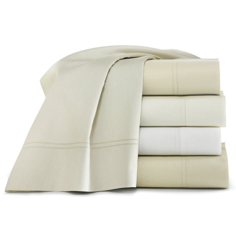 Virtuoso Sateen Fitted Sheet, California King Fitted Sheet, White