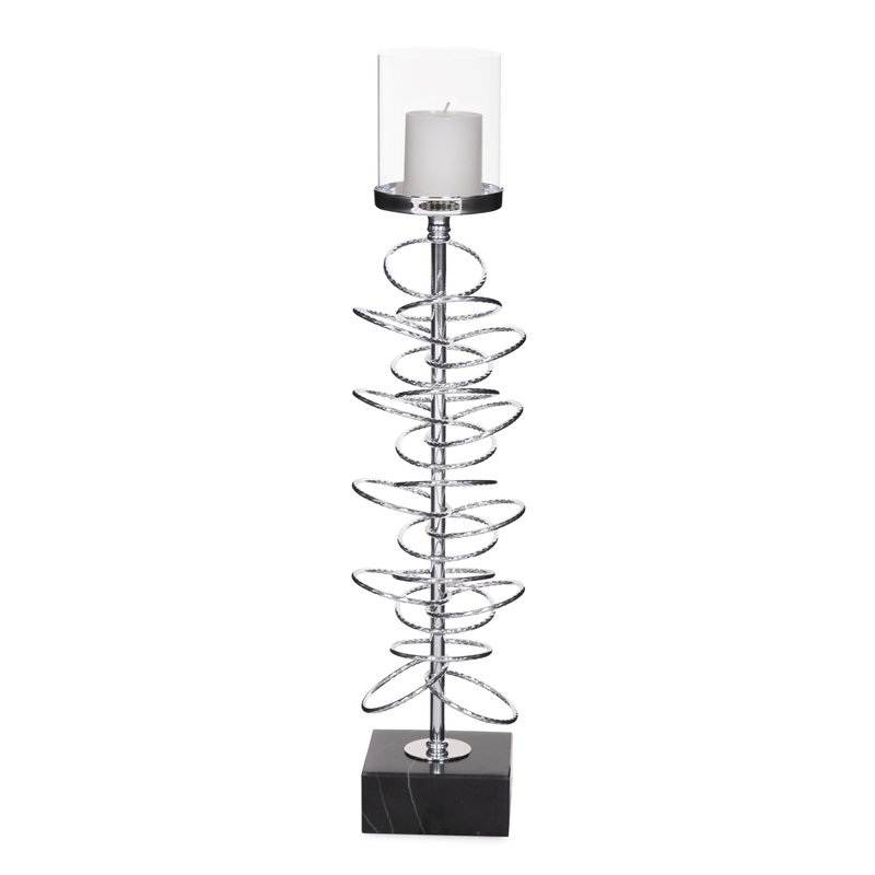 Iron Tabletop Pillar, 25" H x 5" W x 5" D