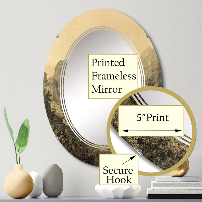 Miroir de salle de bain sans cadre, 30 po x 20 po
