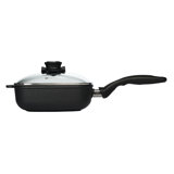 Swiss Diamond Square Saute Pan with Lid