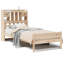 Bookcase Bed Without Mattress Solid Wood Pine