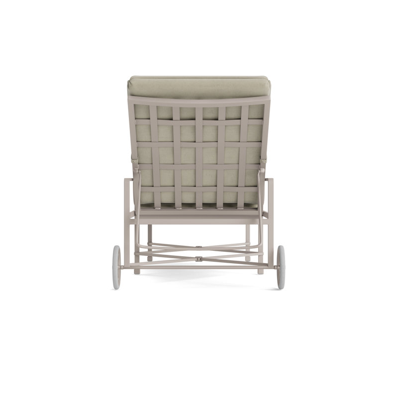 Venetian Outdoor Chaise Lounge, Fusion Moccasian, Dove Smooth