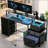 Computer Desk With File Cabinet And Drawers For Home And Office | Gift Idea-1904412961