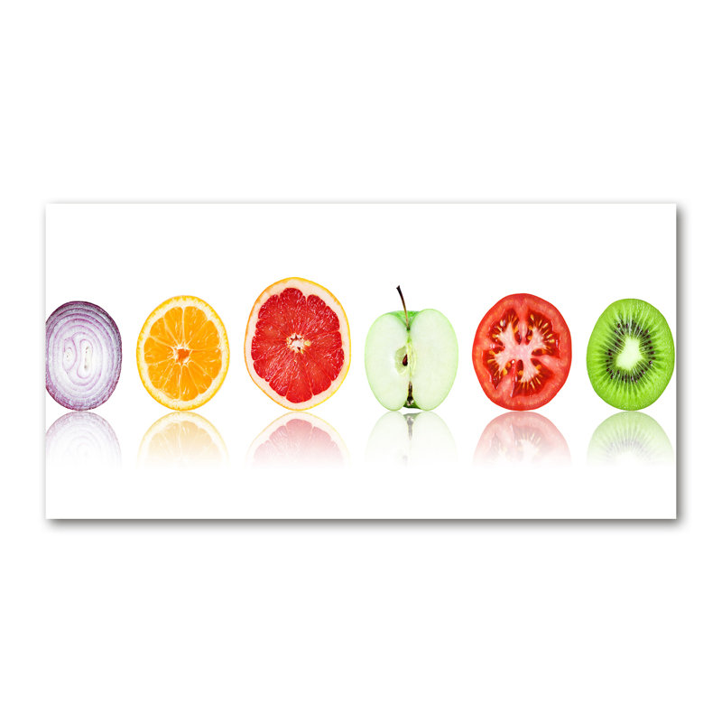 Fruits And Vegetables - Wrapped Canvas Print