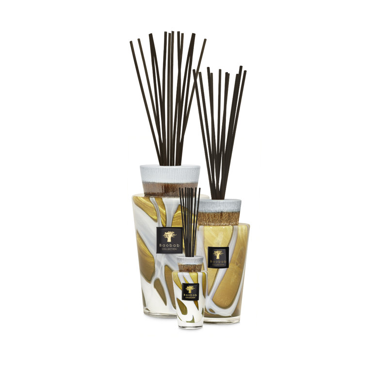 Totem Luxury Bottle Diffuser, 3.15" H x 9.65" W x 9.65" D, Stones Agate