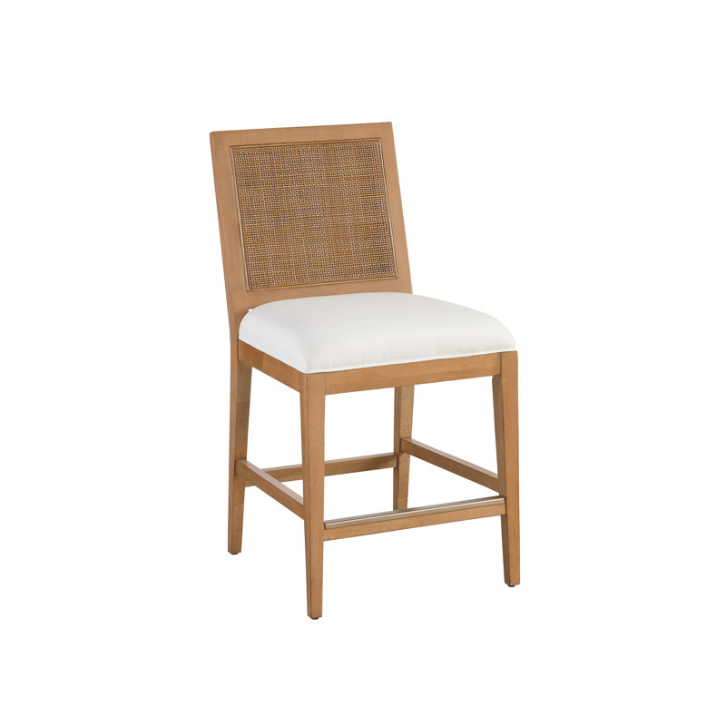 Tabouret Laguna Cleo, Brun, Très grand (siège d'une hauteur de 24 po), Blanc