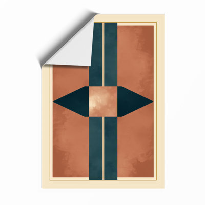 Earth Geometry Geometric - Framed Print