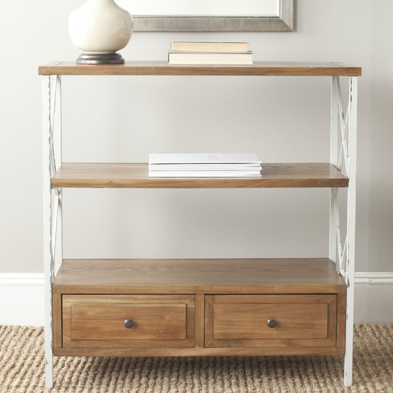 Console en bois massif 33,9 po Evangelyne, Chêne