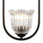 Luminaire suspendu moderne 1 lumière avec verre en forme de fleur pour îlot de cuisine-130807275