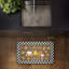 Welcome Fall Gingham Border Printed Anti-Fatigue Floor Mat, design by Taylor Shannon Designs, 30"x18"